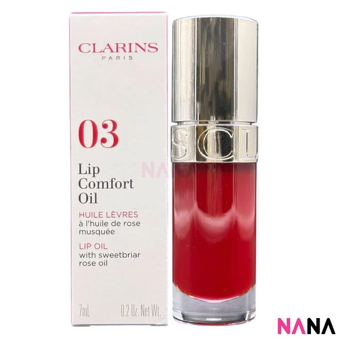 CLARINS Lip Comfort Oil 7ml [#01 Honey, #04 Pitaya, #24 Limited Edition White, #03 Cherry] - Image 7