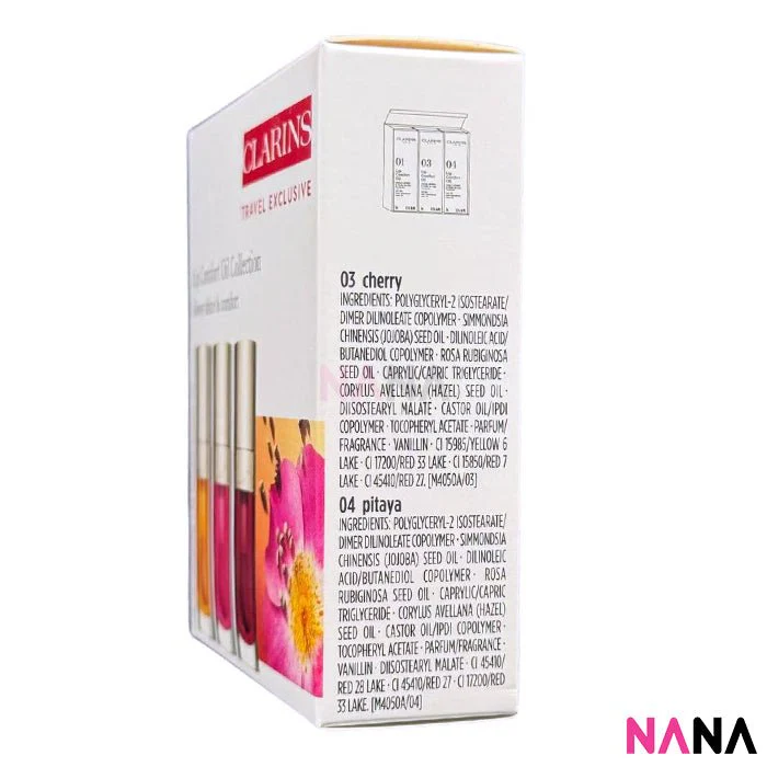 CLARINS Lip Comfort Oil set #01、03、04 7ml x3 - Image 4