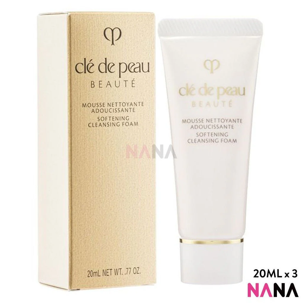 Cle De PEAU Softening Cleansing Foam Sample Pack (20ml x 6/3) - Image 3