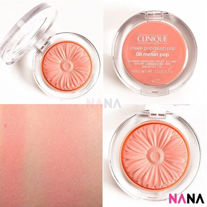 CLINIQUE Cheek Pop Blush #08 Melon Pop 3.5g - Image 4