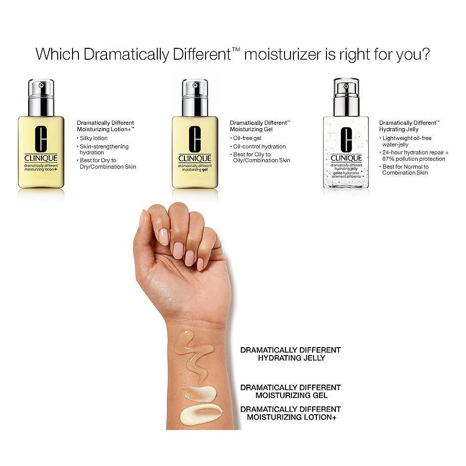 Clinique Dramatically Different Moisturizing Gel with pump (Combination Oily To Oily Skin) 125ml x 2 (Duo Set) - Image 4