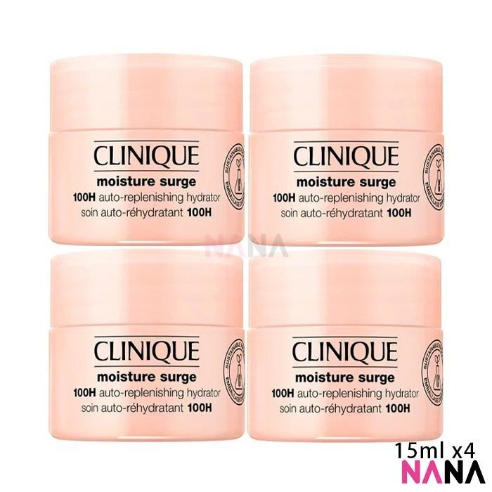 CLINIQUE Moisture Surge 100H Auto-Replenishing Hydrator Sample Pack (15ml x 2/4) - Image 4