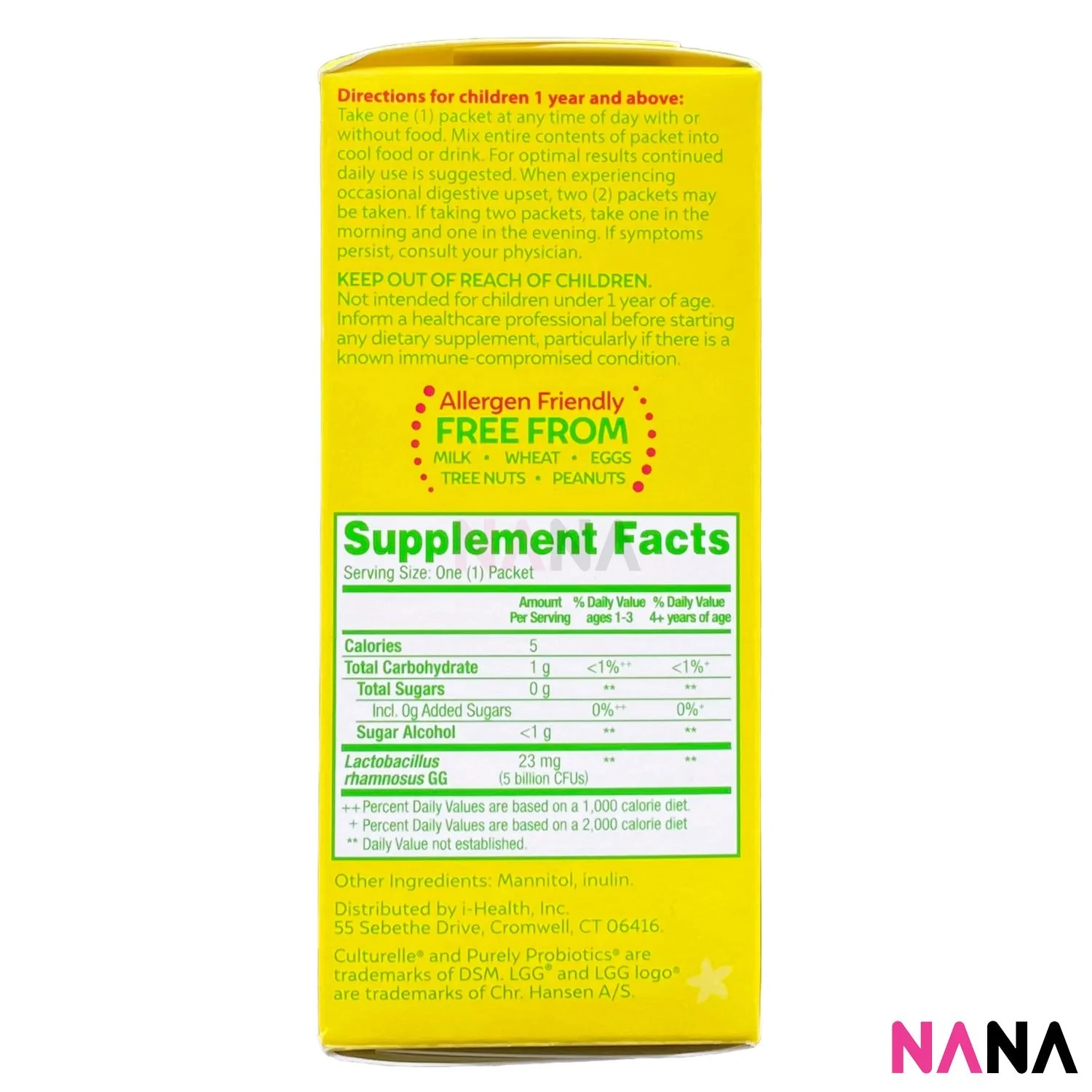 Culturelle Kids Packets Daily Probiotic Formula Supplement (30 Single Serve Packets) - Image 3