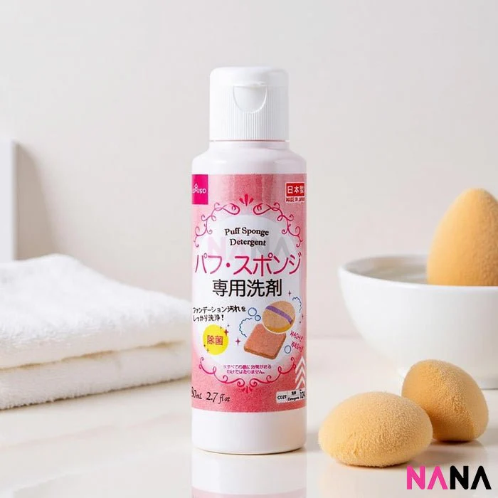 DAISO Puff Sponge Detergent 80ml (2pcs) - Image 3