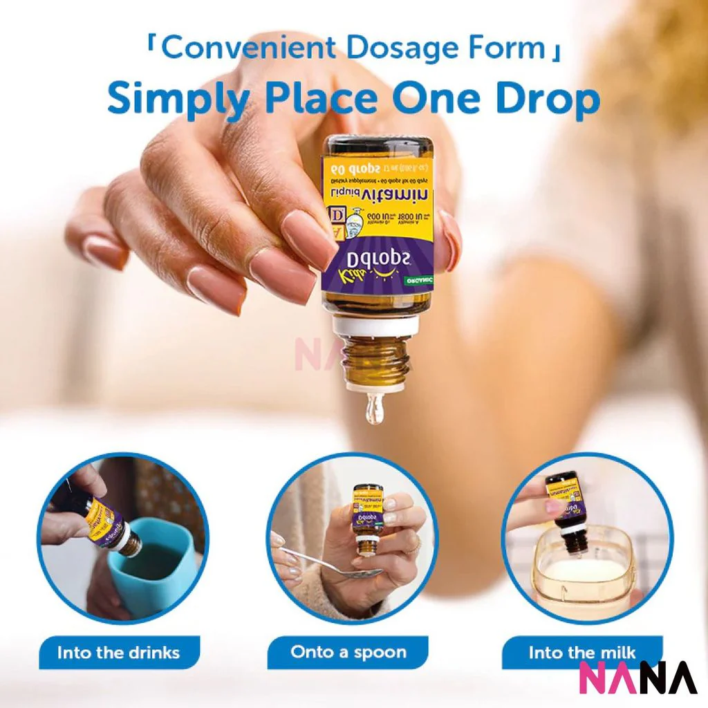 Ddrops Kids Liquid Vitamin A+D3 1.7ml - Image 4
