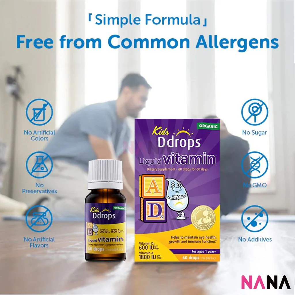 Ddrops Kids Liquid Vitamin A+D3 1.7ml - Image 5