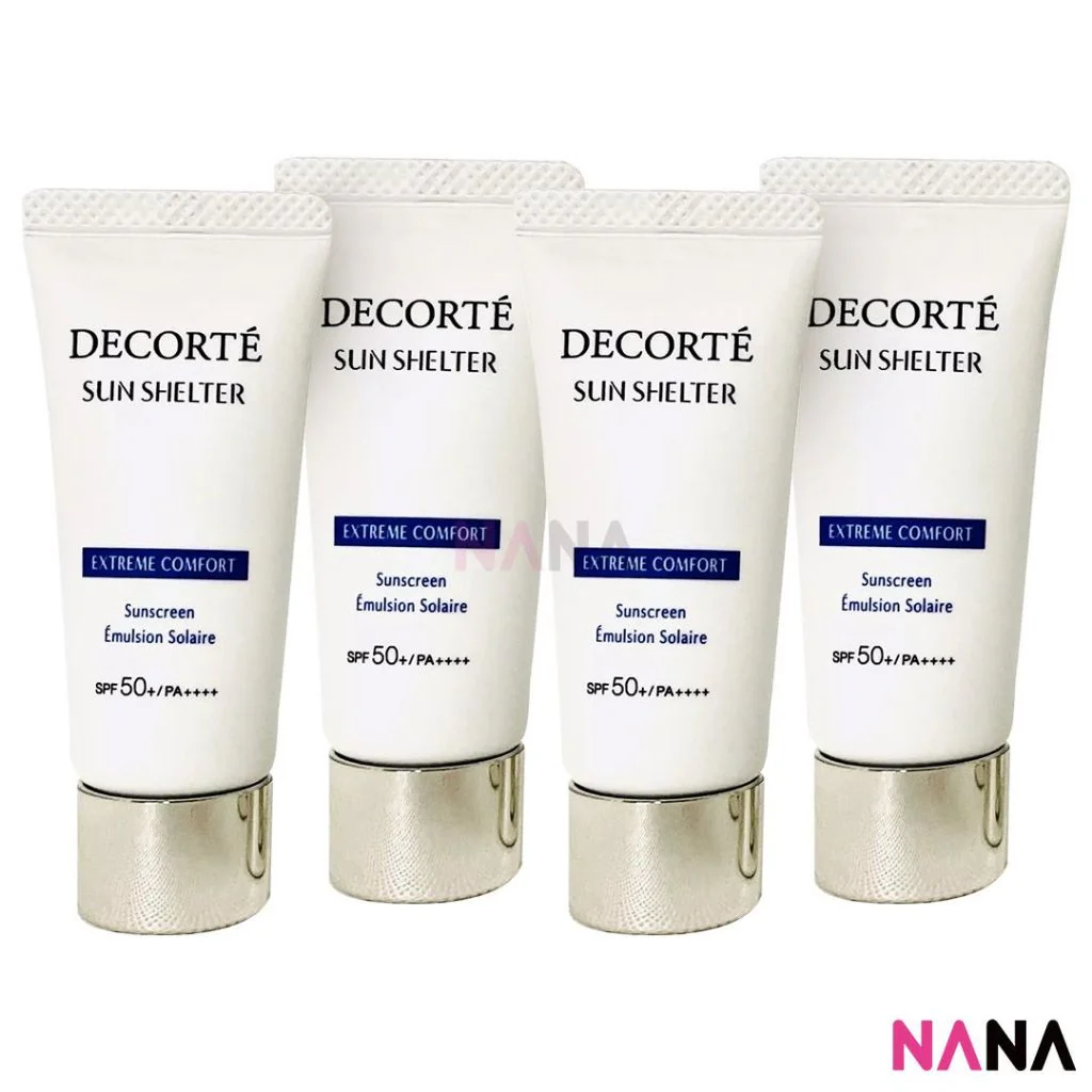 DECORTE Sun Shelter Extreme Comfort Sunscreen Emulsion Solaire SPF50+ Sample Pack (14ml x 4/2) - Image 4