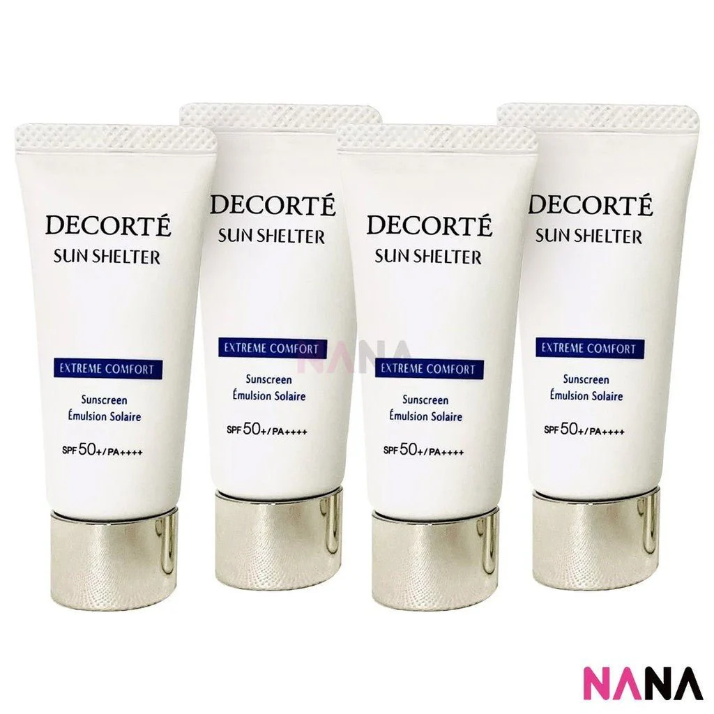 DECORTE Sun Shelter Extreme Comfort Sunscreen Emulsion Solaire SPF50+ Sample Pack (14ml x 4/2) - Image 6