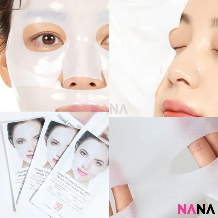 DERMAFiX Perfect Real Performance Collagen100 Mask 8Sheets - Image 5