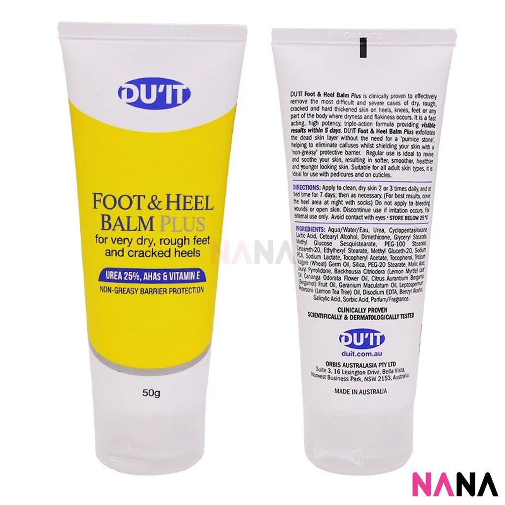 DU'IT Foot & Heel Balm Plus (for Very Dry, Rough Feet and Cracked Heels) 50g - Image 3