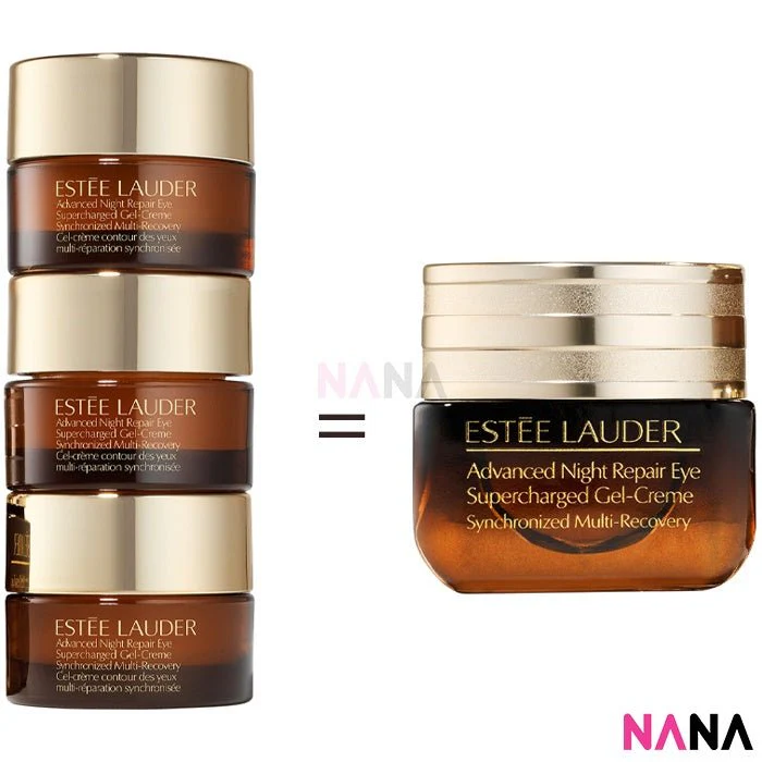 ESTEE LAUDER Advanced Night Repair Eye Supercharged Gel-Creme Brightens Dark Circles Synchronized Multi-Recovery Eye Cream Sample Pack (5ml x 3/2/1) - Image 5