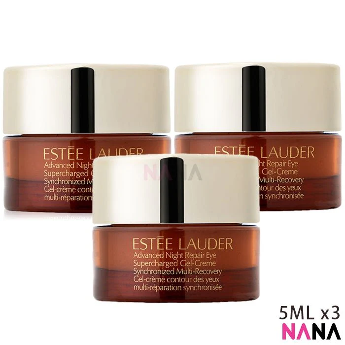 ESTEE LAUDER Advanced Night Repair Eye Supercharged Gel-Creme Brightens Dark Circles Synchronized Multi-Recovery Eye Cream Sample Pack (5ml x 3/2/1) - Image 6