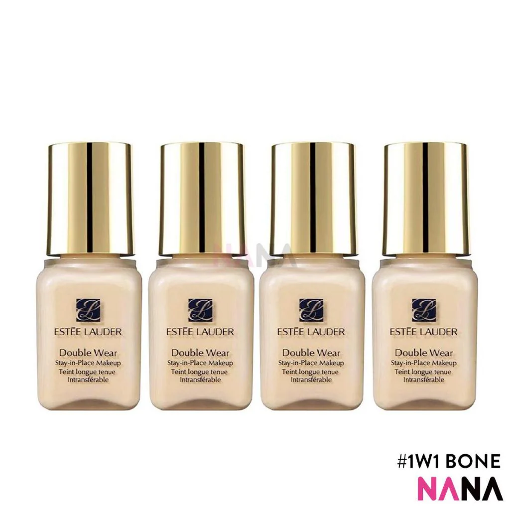 Estee Lauder Double Wear Stay-In-Place Makeup SPF10 PA++ #1W1 BONE Sample Pack (7ml x 4/2) - Image 4