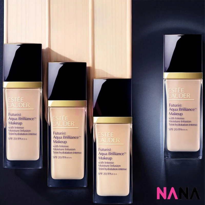 ESTEE LAUDER Futurist Aqua Brilliance Makeup with Intense Moisture Infusion SPF20/PA+++ # 1C0 Cool Porcelain 30ml - Image 3