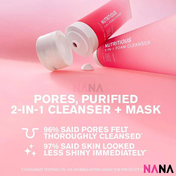 Estee Lauder Nutritious 2-in-1 Foam Cleanser 125ml - Image 3