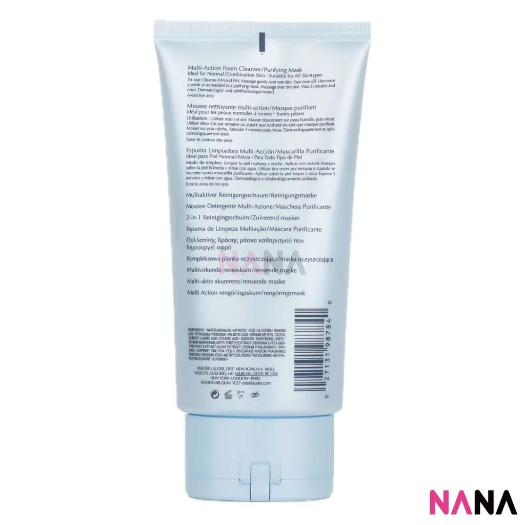 ESTEE LAUDER Perfectly Clean Multi-Action Foam Cleanser/Purifying Mask 150ml - Image 3