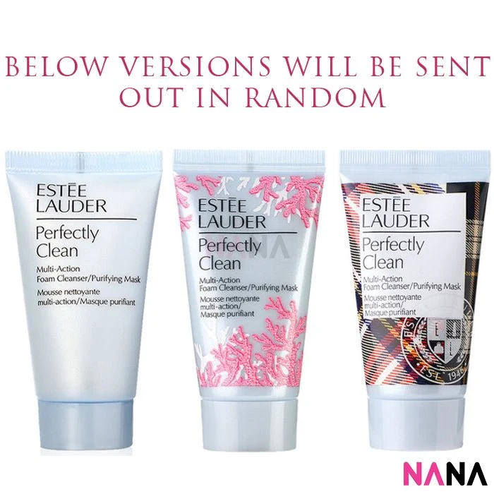 Estee Lauder Perfectly Clean Multi-Action Foam Cleanser/Purifying Mask Sample Pack (30ml x 6/3) - Image 2