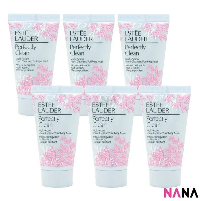 Estee Lauder Perfectly Clean Multi-Action Foam Cleanser/Purifying Mask Sample Pack (30ml x 6/3) - Image 5