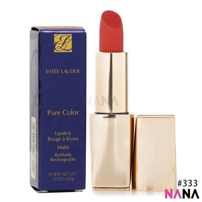 ESTEE LAUDER Pure Color Matte Lipstick 3.5g [#333 / #420] - Image 5