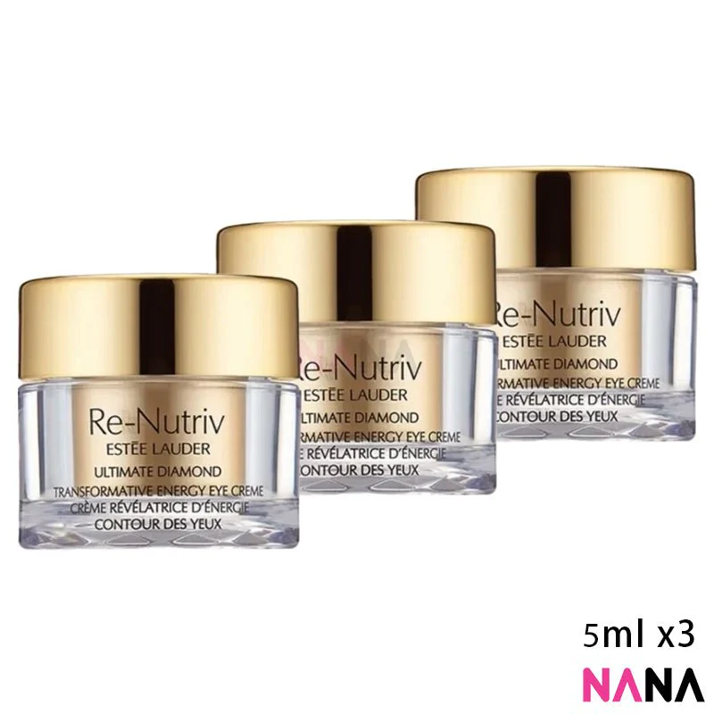 Estee Lauder Re-Nutriv Ultimate Diamond Transformative Energy Eye Creme Sample Pack (5ml x 3/2/1) - Image 6