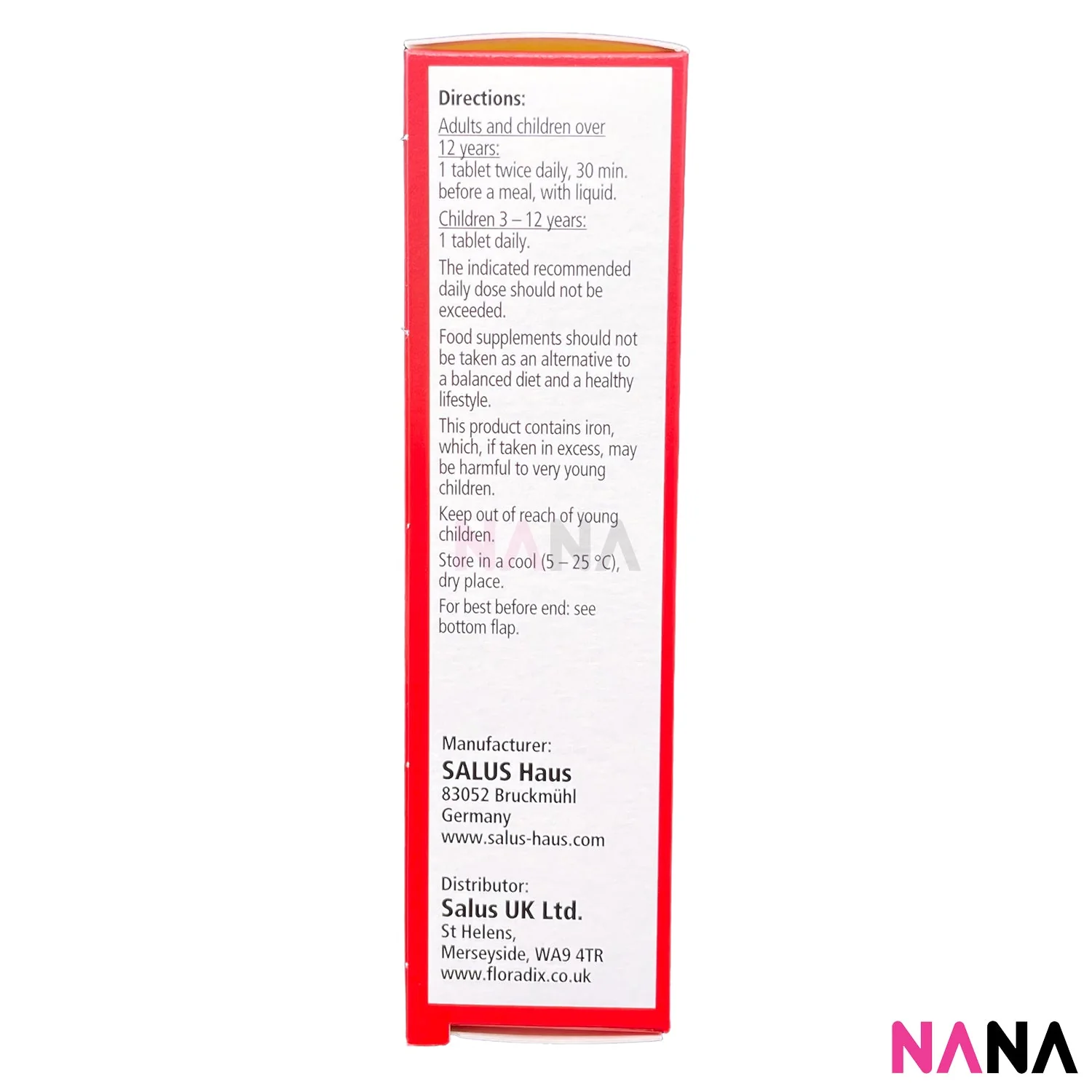 Floradix Iron & Vitamin Tablets 84 Tablets - Image 4