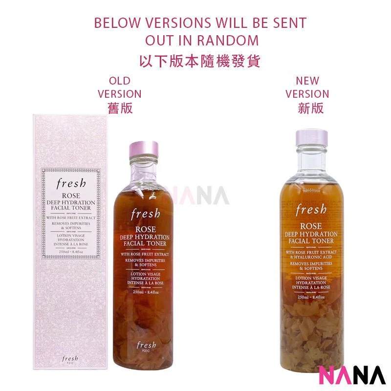 Fresh Rose Deep Hydration Facial Toner 250ml + Rose Deep Hydration Face Cream 50ml - Image 3