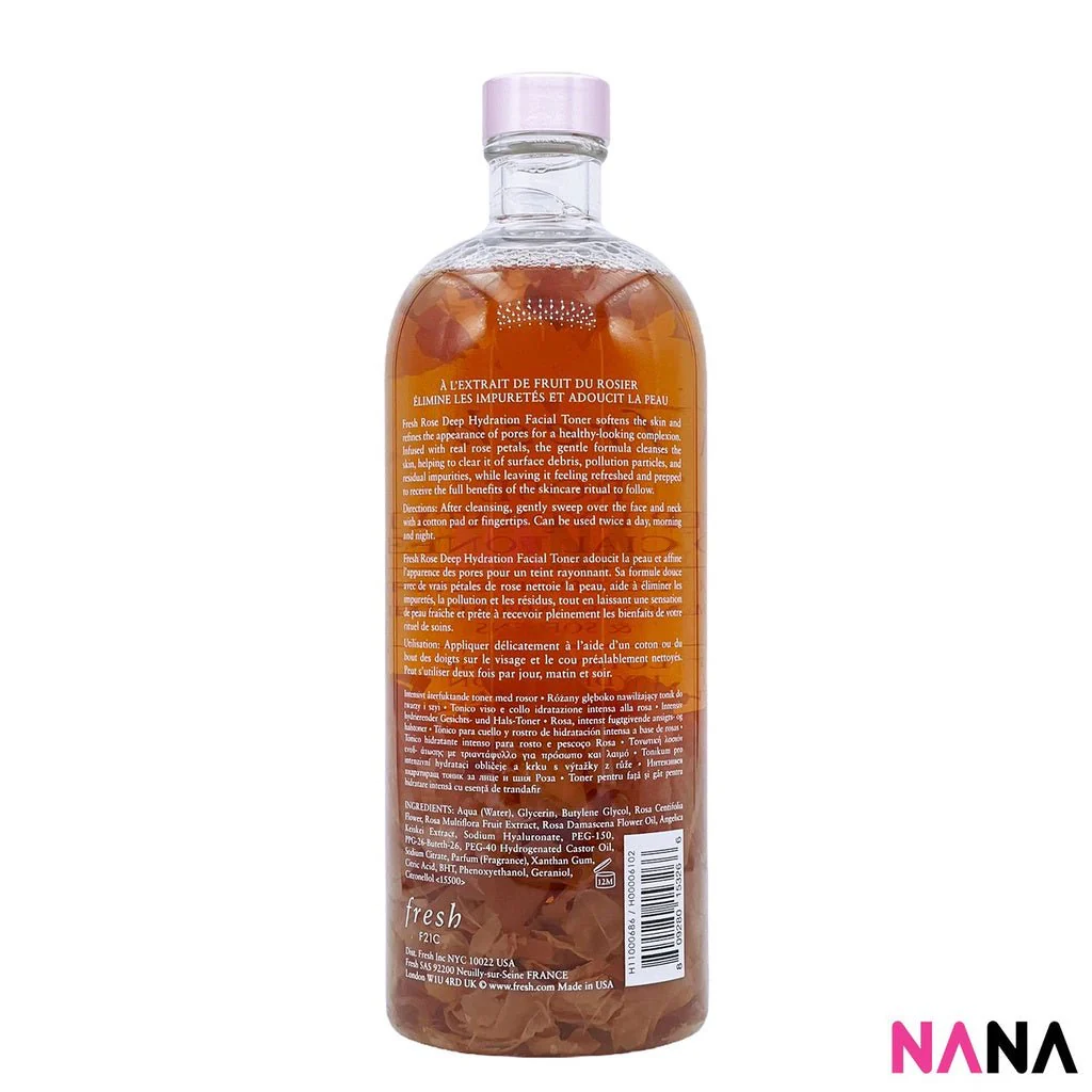 Fresh Rose Deep Hydration Facial Toner 400ml - Image 2