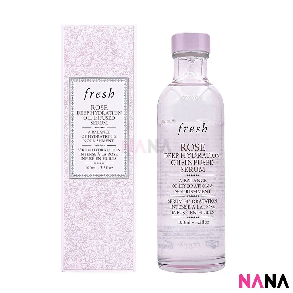 Fresh Rose Deep Hydration Set (3 items) (Facial Toner 250ml + Oil-Infused Serum 100ml + Face Cream 50ml) - Image 3