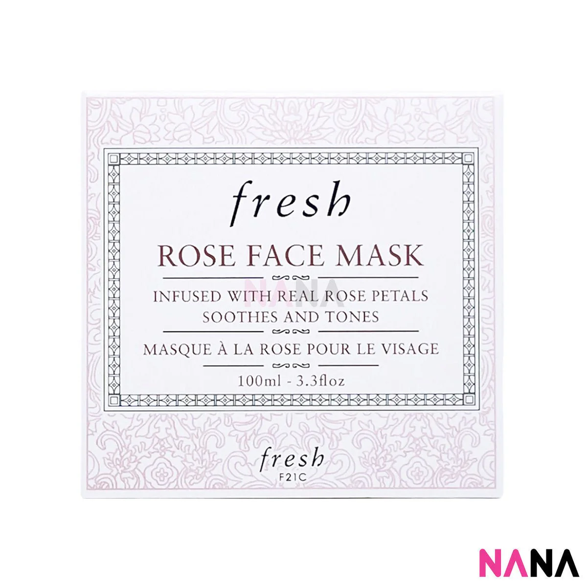 Fresh Rose Face Mask (For All Skin Types) 3.3oz, 100ml - Image 3