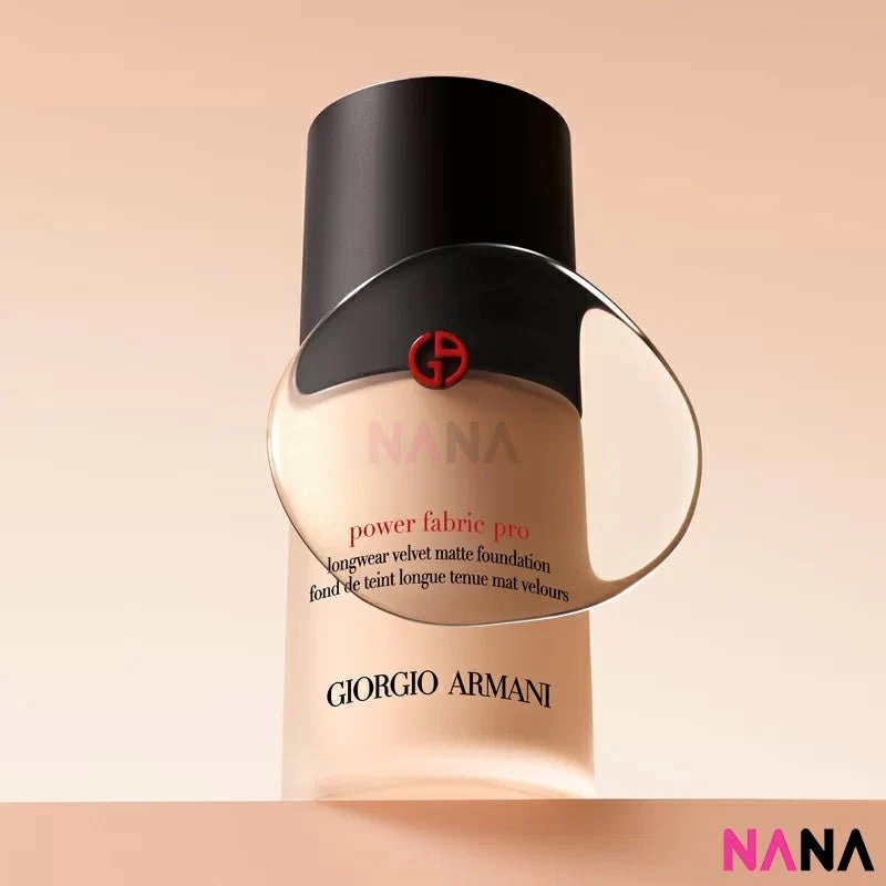 Giorgio Armani Power Fabric Pro Longwear Velvet Matte Foundation No 3 30ml - Image 3