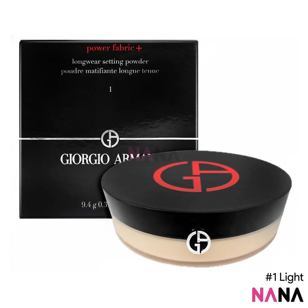 GIORGIO ARMANI Power Fabric Ultra Longwear Setting Powder 9.4g [#0 Universal, #1 Light] - Image 6