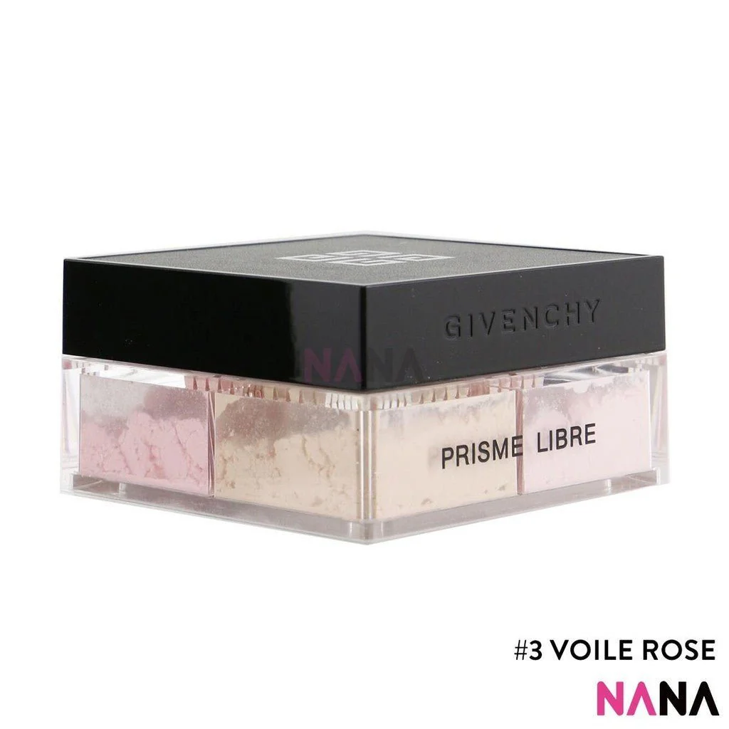 Givenchy Prisme Libre Mat-Finish & Enhanced Radiance Loose Powder 4 In 1 Harmony #3 Voile Rose 4 x 3g - Image 3