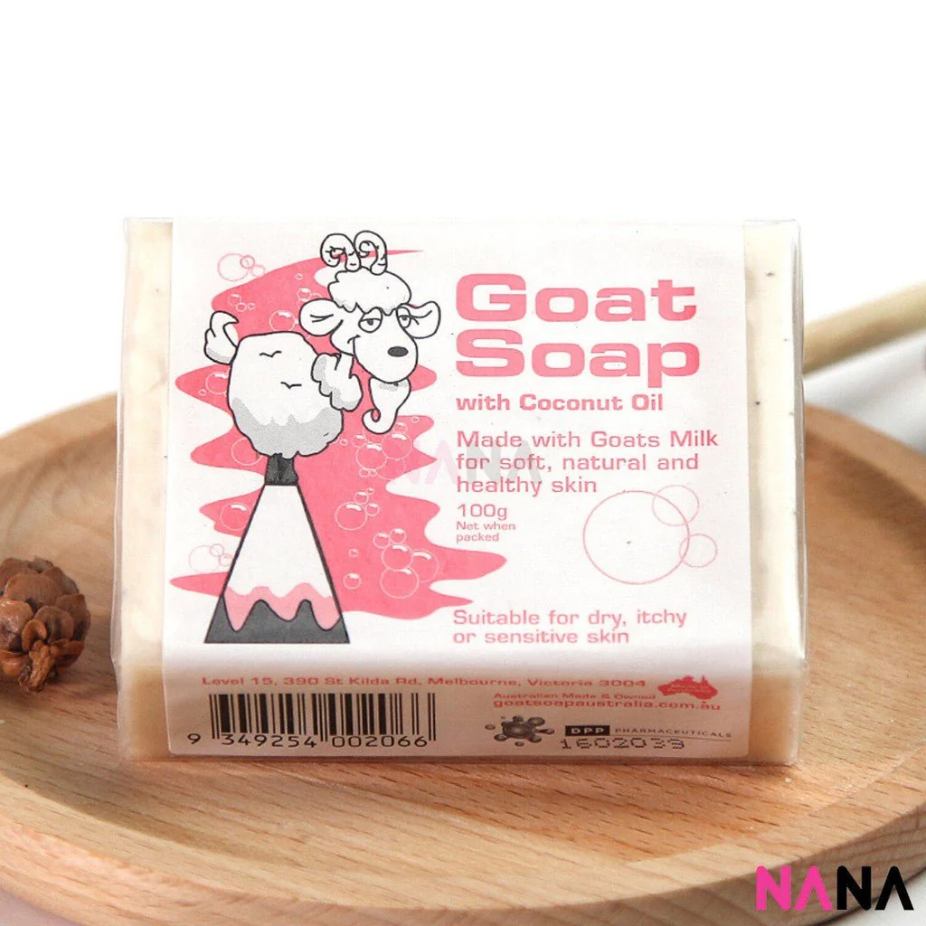 Goat Soap Coconut Oil (Pink) 100g x3 - Image 3