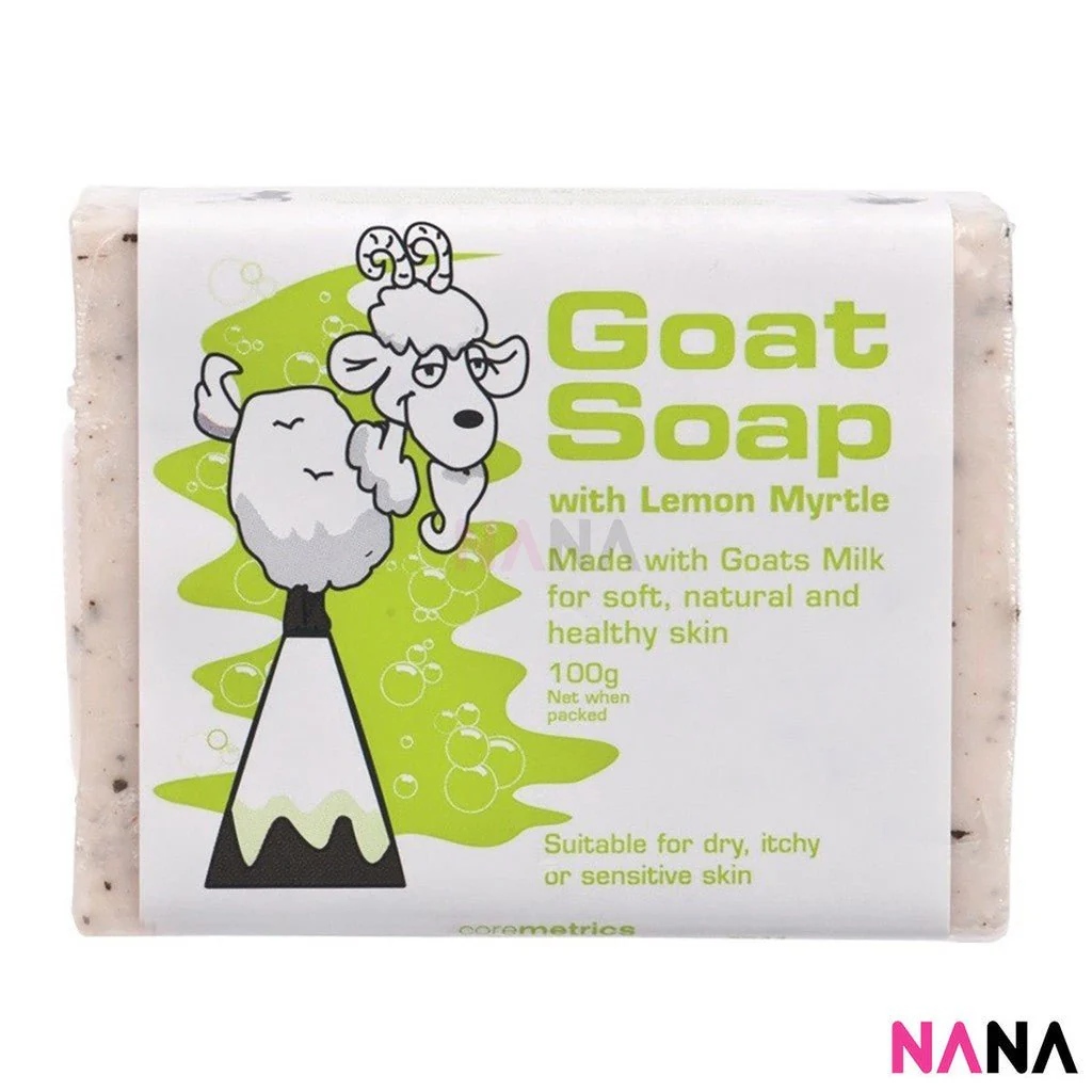 Goat Soap Lemon Myrtle (Green) 100g x3 - Image 2