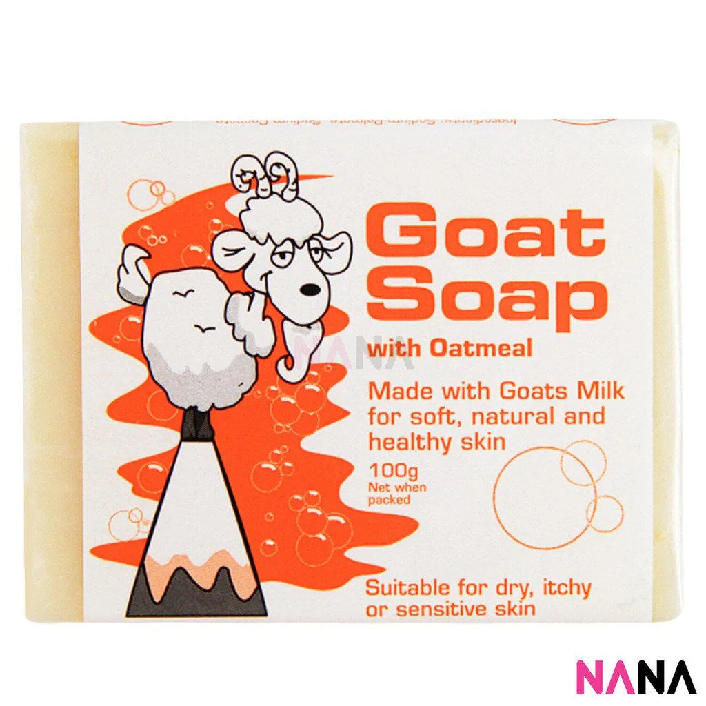 Goat Soap Oatmeal (Orange) 100g x3 - Image 2