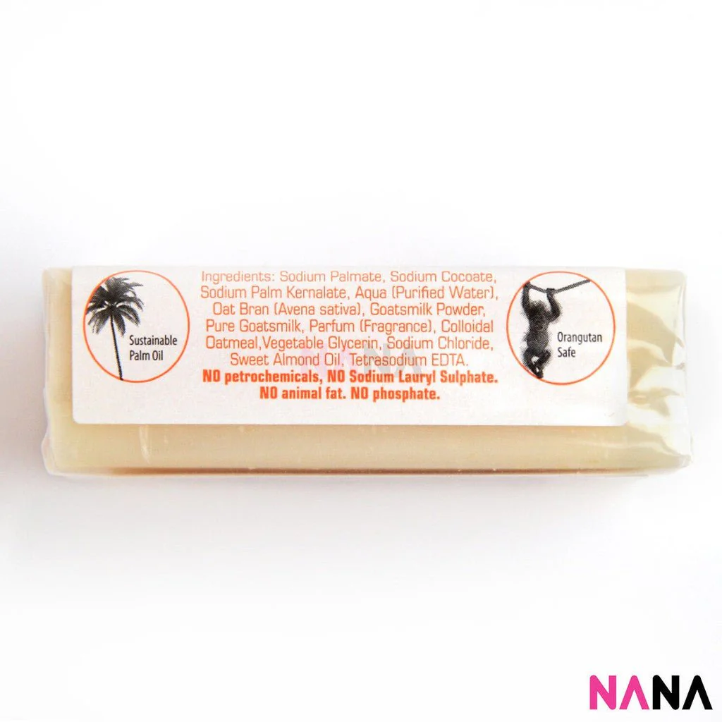 Goat Soap Oatmeal(Orange) 100g - Image 5