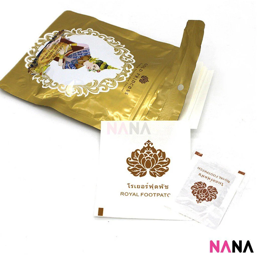 Gold Princess Royal Detoxification Foot Patch 10/pack - Image 3
