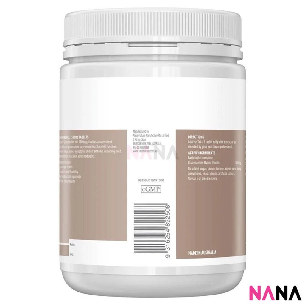 Healthy Care Glucosamine HCL 1500mg 400 Tablets - Image 3