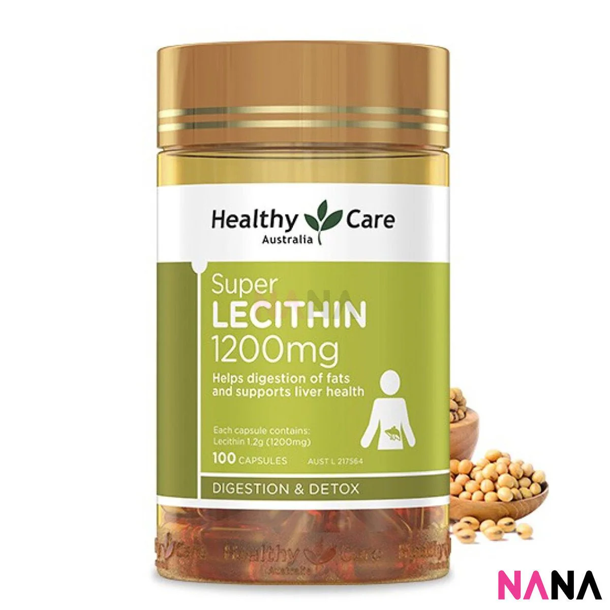 Healthy Care Super Lecithin 1200mg 100cap - Image 5