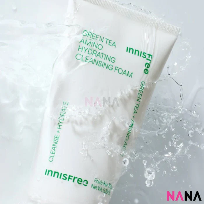 Innisfree Green Tea Amino Hydrating Cleansing Foam 150g - Image 3