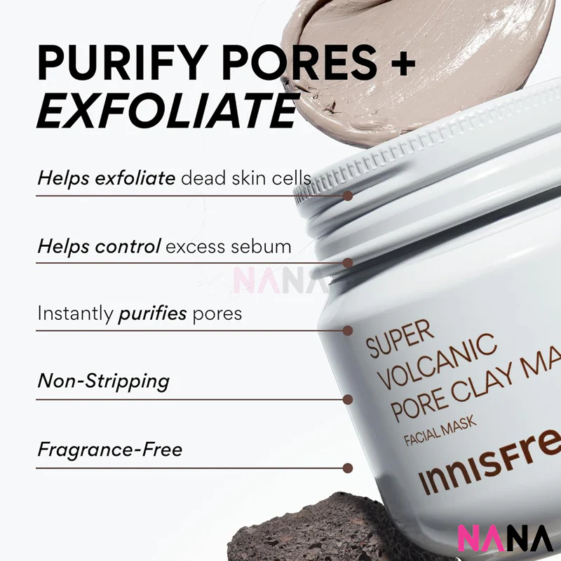 Innisfree Super Volcanic Pore Clay Mask 100ml - Image 2