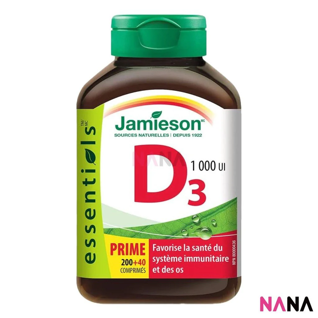 JAMIESON Vitamin D3 1,000 IU 240Tablets - Image 2