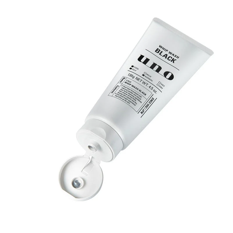 Shiseido Uno Men's Face Wash whip black 130g (2pcs) - Image 5