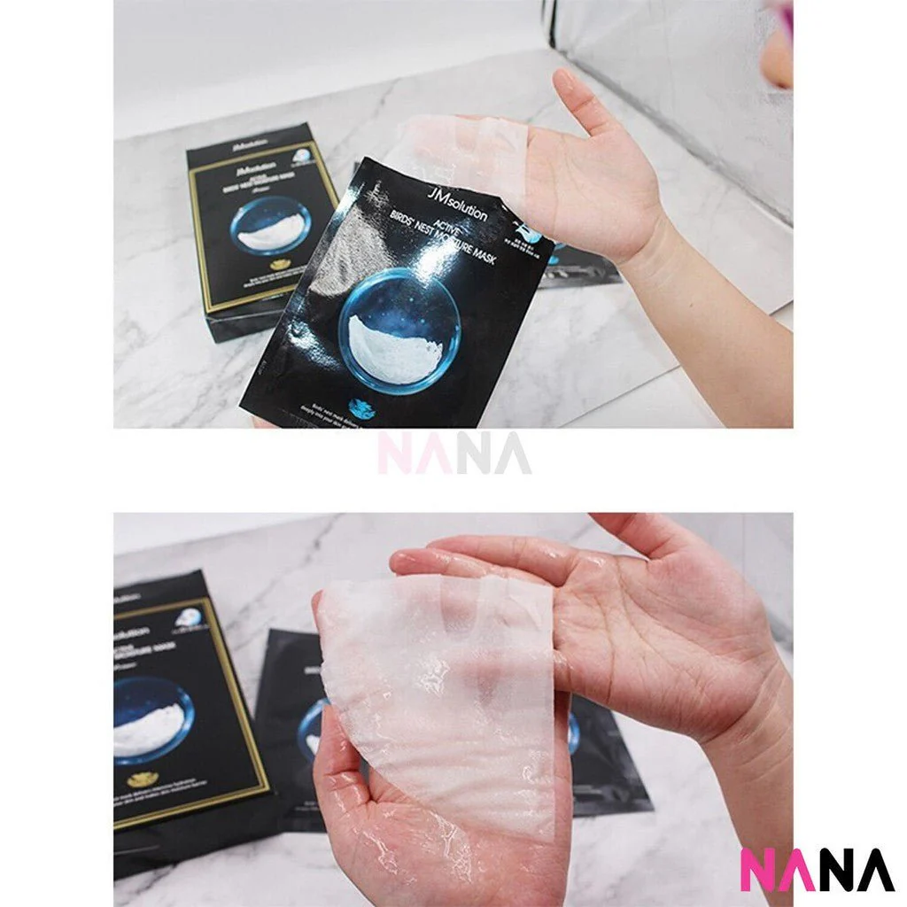 JMsolution Active Birds' Nest Moisture Mask (10 Sheets/ Box) - Image 3