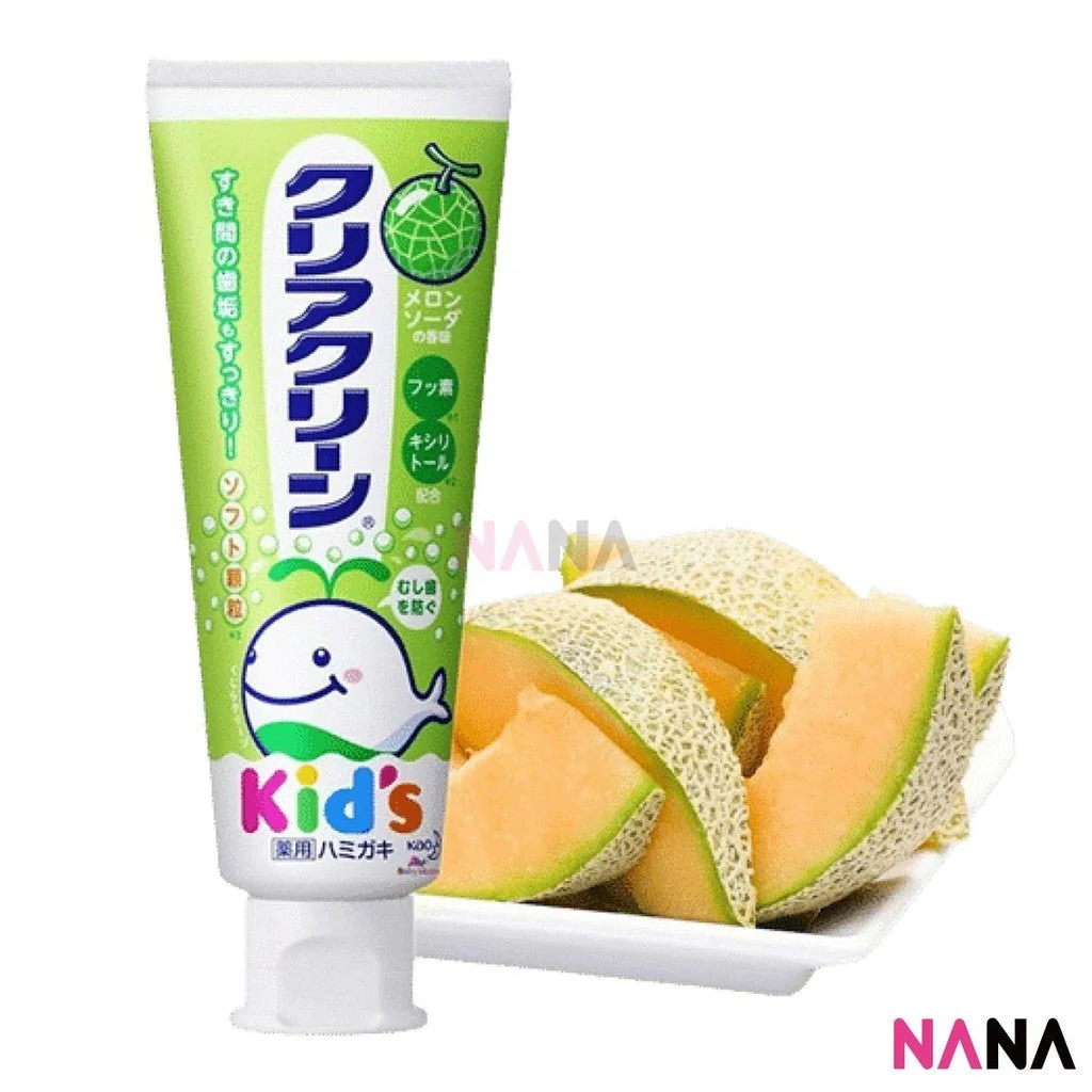 KAO CLEAR CLEAN Kid's Toothpaste - Melon Flavor 70g - Image 4