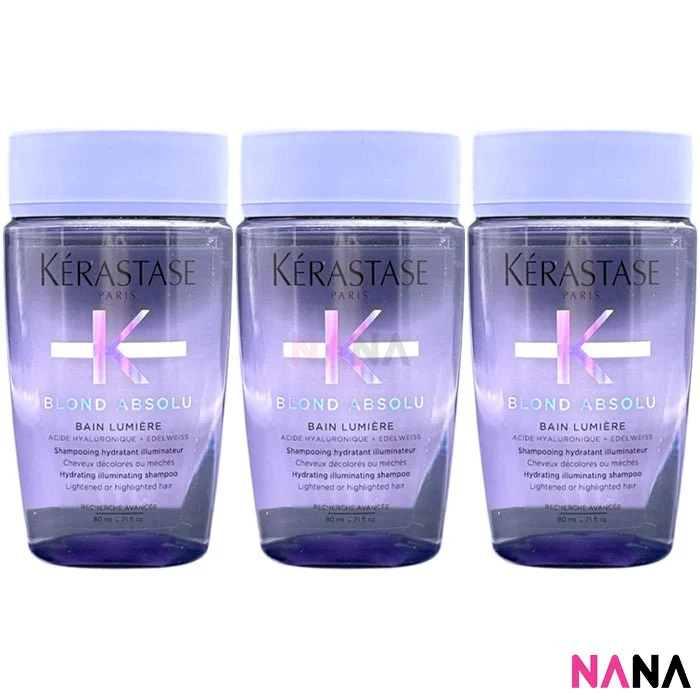 KERASTASE Blond Absolu Bain Lumiere Shampoo Sample Pack (80ml x 3/2/1) - Image 4