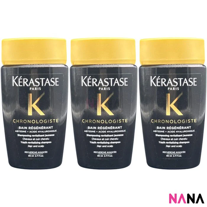 KERASTASE Chronologiste Bain Regenerant Shampoo Sample Pack (80ml x 3/2/1) - Image 4