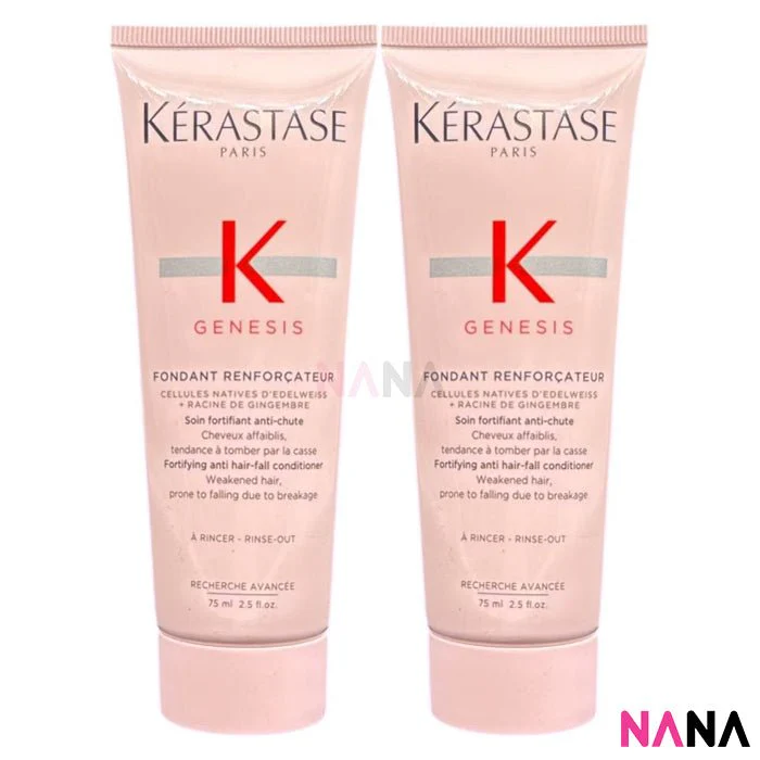 KERASTASE Genesis Fondant Renforcateur Conditioner Sample Pack (75ml x 3/2/1) - Image 5