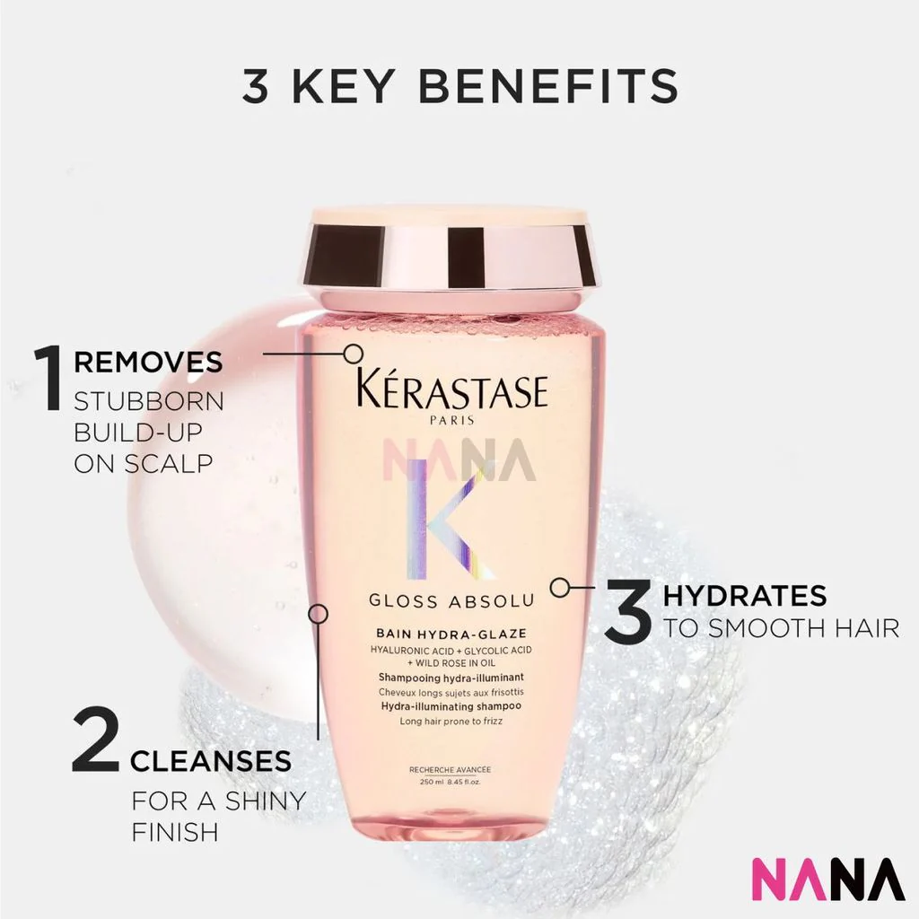 KÉRASTASE Gloss Absolu Bain Hydra-Glaze Shampoo 250ml - Image 2