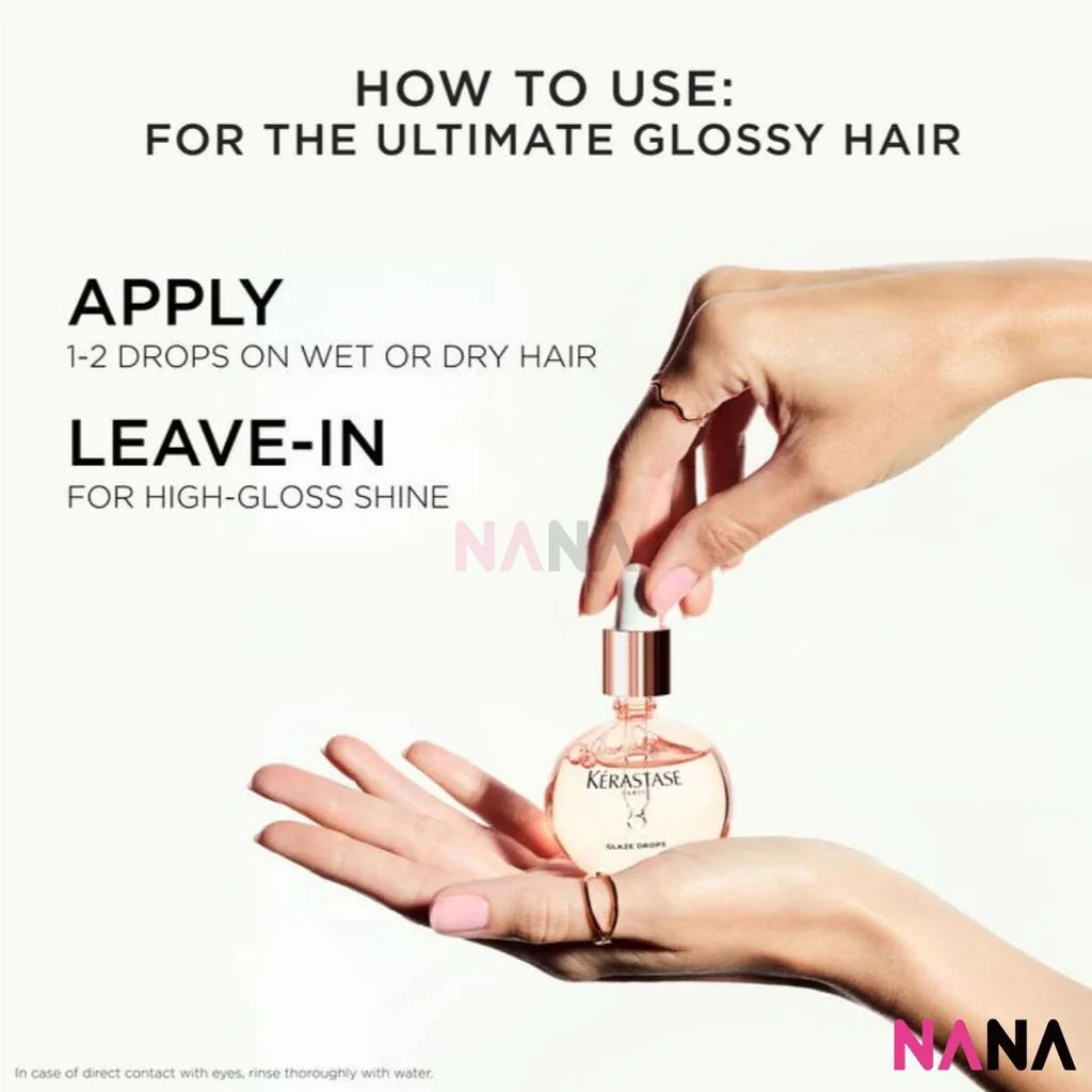 KÉRASTASE Gloss Absolu Glaze Drops Anti-Frizz Hair Oil 45ml - Image 3